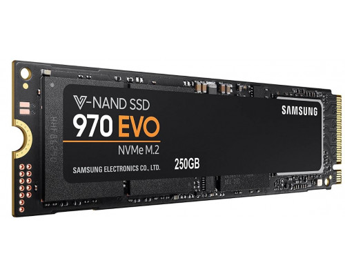 Твердотельный диск 250GB Samsung 970 EVO, M.2, PCI-E 3.0 x4 [R/W - 3400/1500 MB/s]